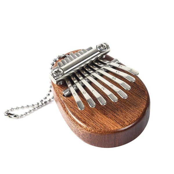 8 Key Mini Portable Thumb Piano Finger Percussion Keyboard Pocket Musical CHK29M Carousel 1