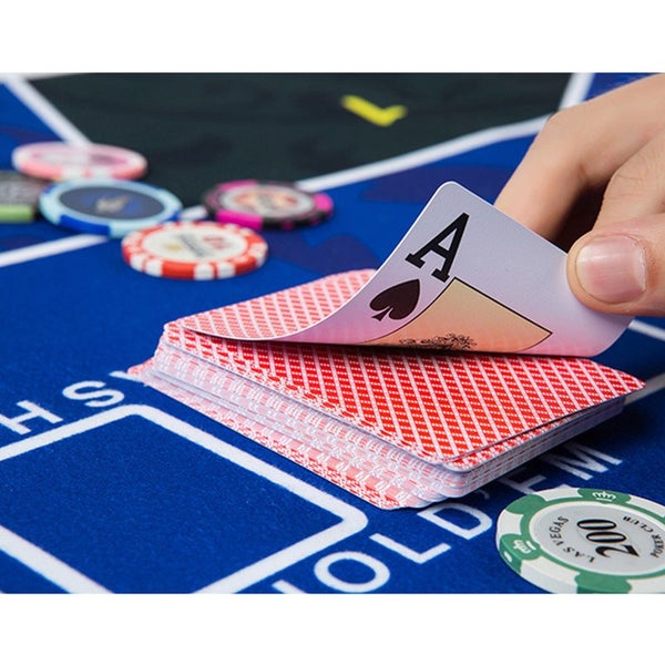 1 PCS PVC Baccarat Texas Hold'em Plastic Waterproof Scrub Carousel 6