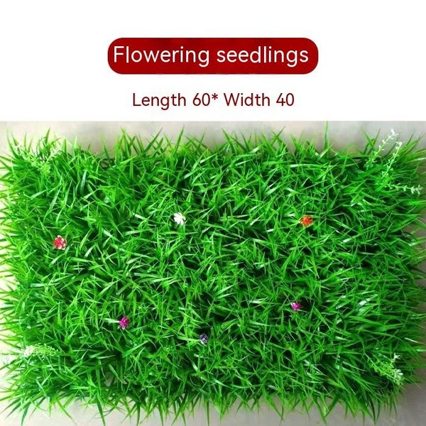 40x60cm Artificial Plant Grass Fake Lawn Carpet Backdrop Wall Hanging Carousel 1