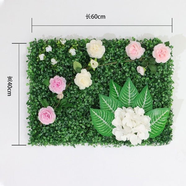 40x60cm Artificial Plant Grass Fake Lawn Carpet Backdrop Wall Hanging Carousel 7