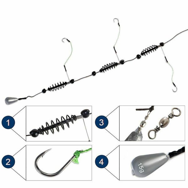 Fishing Hook Artificial Lure Bait Cage Set 15g-40g, Fishing Feeder Carousel 2