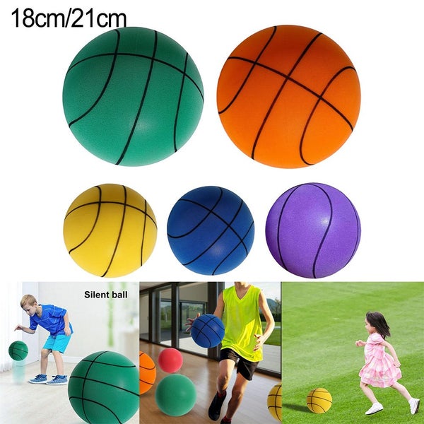 Diameter 21/18cm Silent Basketball Foam Sports Ball Indoor Mute Carousel 2