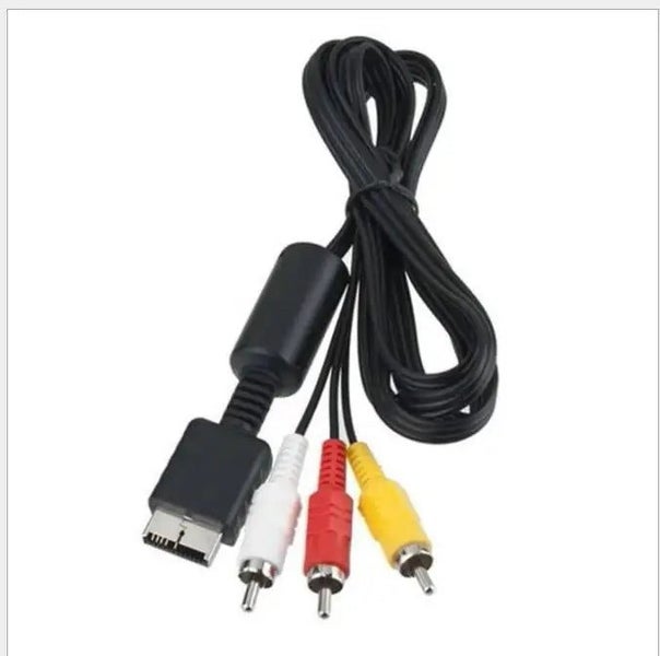 Aux Video Av 1.8 M Sturdy And Well Made For Ps1 Ps2 Ps3 A/v Av Cable Fitt CHK29M Carousel 1