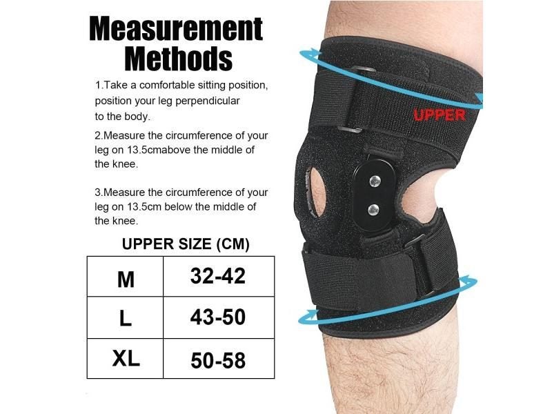 1pc Adjustable Hinged Knee Brace Knee Joint Support Wrapped Meniscus Carousel 1