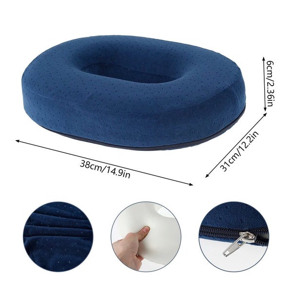 Premium Comfort Seat Cushion Anti Hemorrhoid Non-Slip Orthopedic Memory F CHK29M Carousel 1