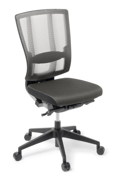 Eden Cloud Ergo Synchro Highback Ergonomic Chair, Standard Charcoal Fabric Carousel 1