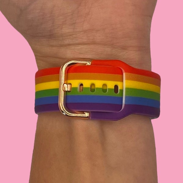Rainbow Watch Straps compatible with the Suunto Race S (45mm) Carousel 2