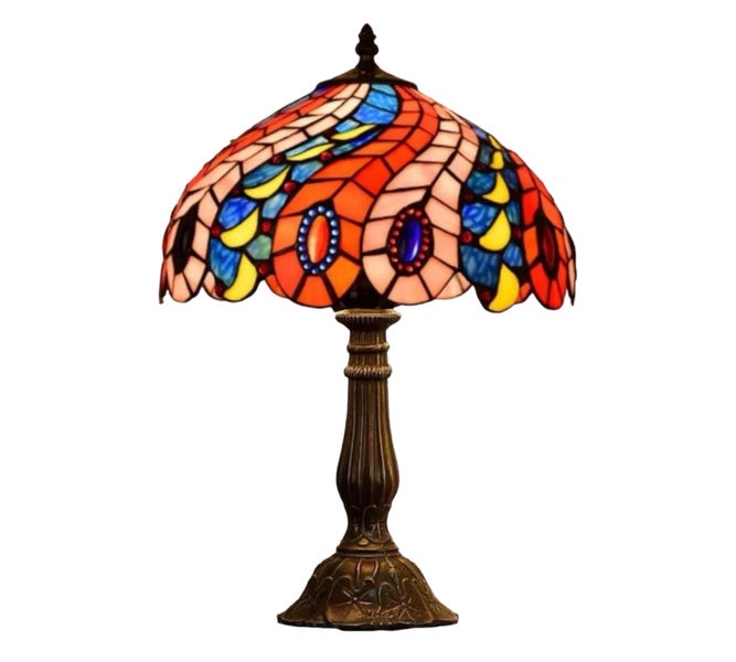 New Design Handmade Tiffany Table Lamp Carousel 2