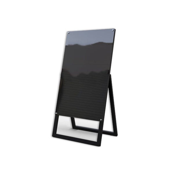 Black Glassboard Easel Signboard - 500mm x 800mm Carousel 4