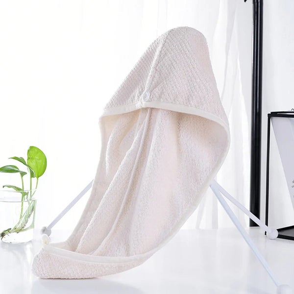 Quick Dry Towel New Quick Dry Head Shower Cap Towel Hair Wrap Soft Microf CHK29M Carousel 2