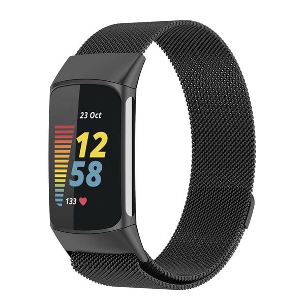 Replacement Milanese Watch Straps Compatible with the Fitbit Charge 5 Carousel 1