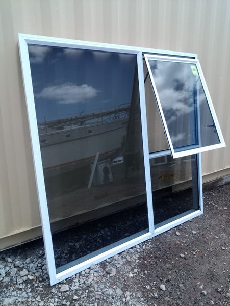 White Aluminium Window 1850 W X 1800 H [#4076] Carousel 4