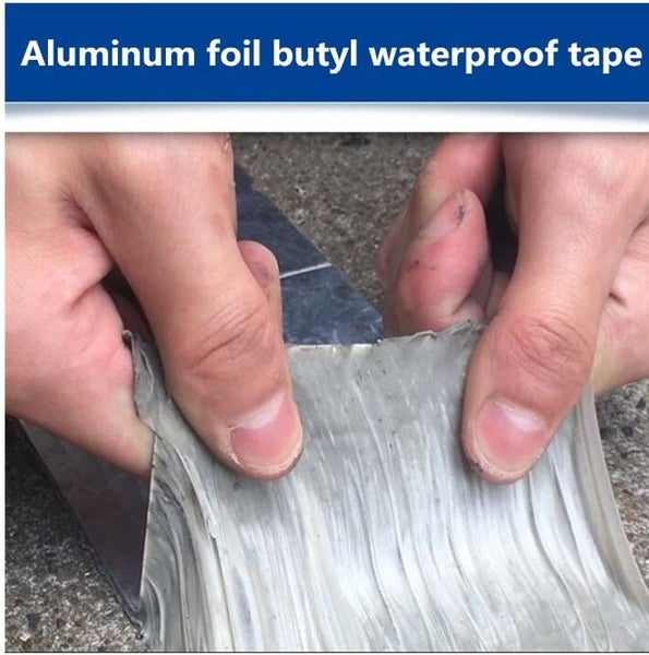 10 cm x 5 meter Aluminum Foil Butyl Rubber Adhesive Waterproofing roof Carousel 1