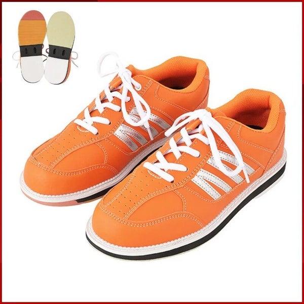 CS Size 38 46 Orange Bowling Shoes For Men Women Non Slip PU Leather Carousel 2