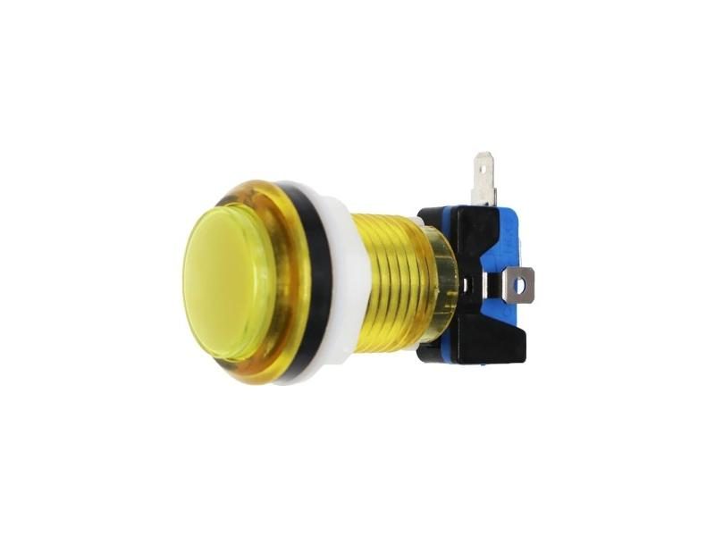 30mm Arcade Round 12V LED Button Colorful Push Button With 1P 2P Coin Start Carousel 1