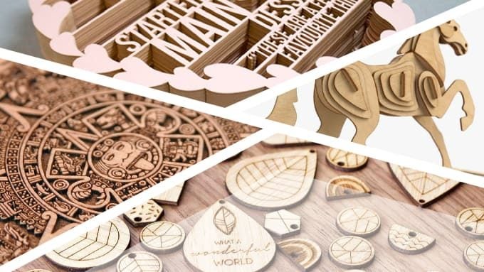 Bulk Blanks- Basswood Plywood 460x460x3mm Sheets for Laser Engraving (30 pcs) Carousel 2