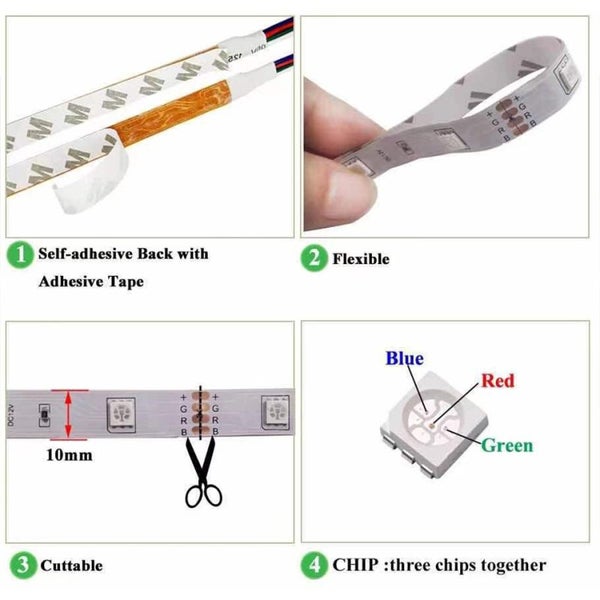 New 3m LED Strip Light Warm White Sale Sale Carousel 2