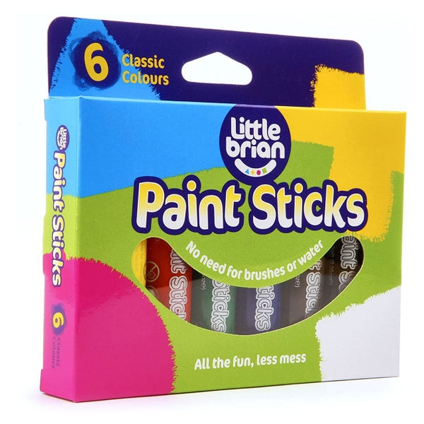 Little Brian Paint Sticks - Classic 6 Pack Carousel 1