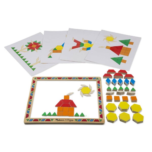 Melissa & Doug Wooden Magnetic Pattern Blocks Carousel 2