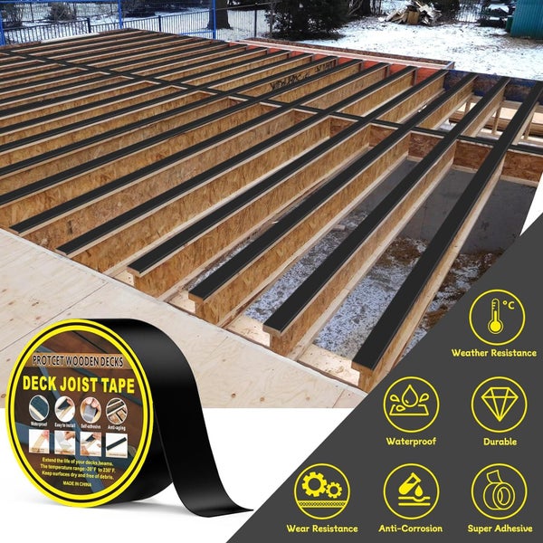 Waterproof and Anti-Corrosion Joist Deck Tape For Wood Joists Decks Beams Roof Carousel 2