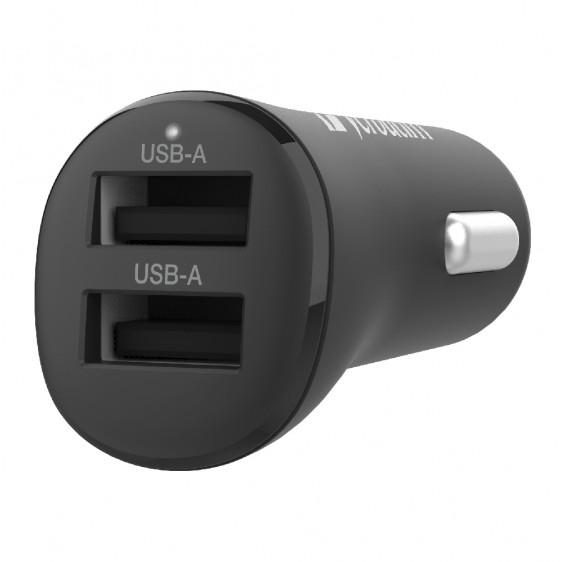 Verbatim Essentials Car Charger Dual Port 3.4A - Black Carousel 1