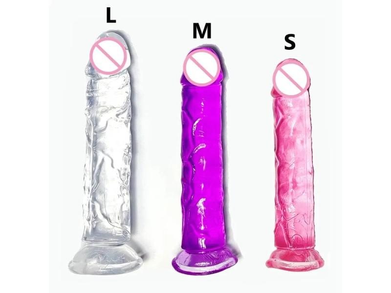 Realistic Dildo With Suction Cup Huge Jelly Dildos Sex Toys For Woman Men Fake Carousel 2