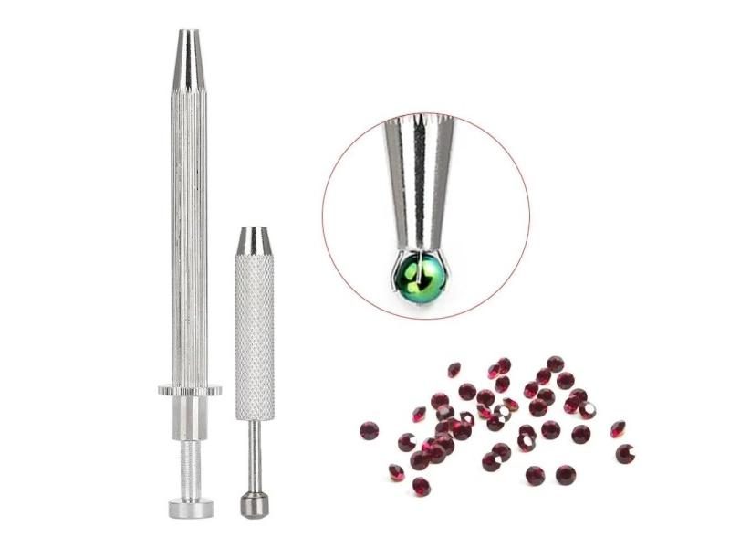 4 Claws Beads Holder Pick-up Tool Diamond Gems Prong Holder Tweezer Catcher Carousel 1
