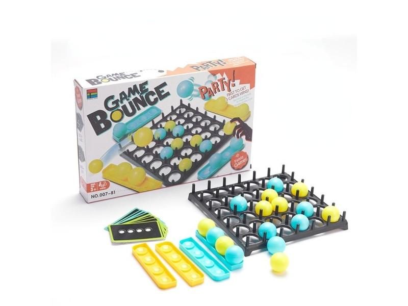 NEW Bounce Off Game Jumping Ball Board Games For Kids 1 Set Activate Ball Game Carousel 1