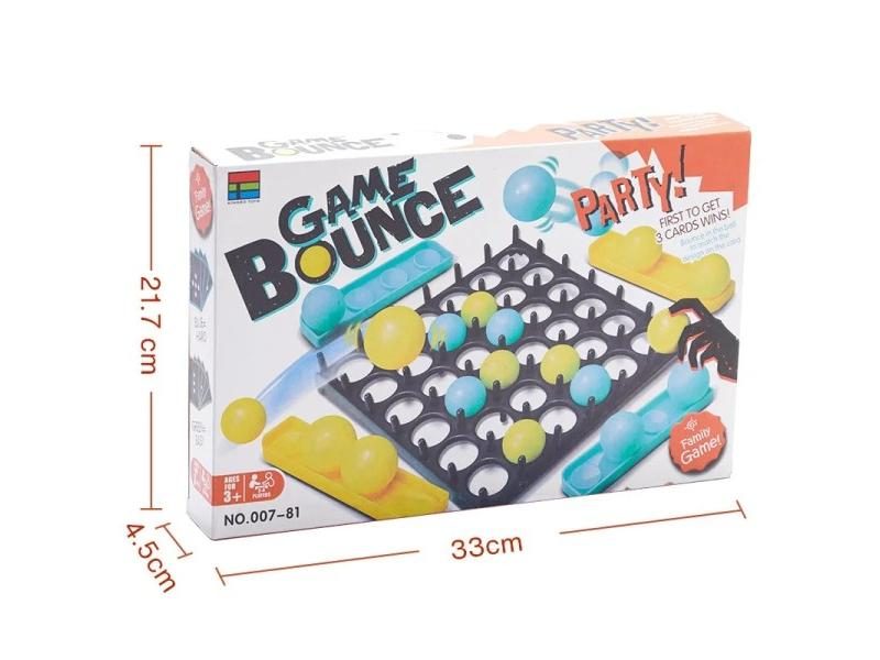 NEW Bounce Off Game Jumping Ball Board Games For Kids 1 Set Activate Ball Game Carousel 2