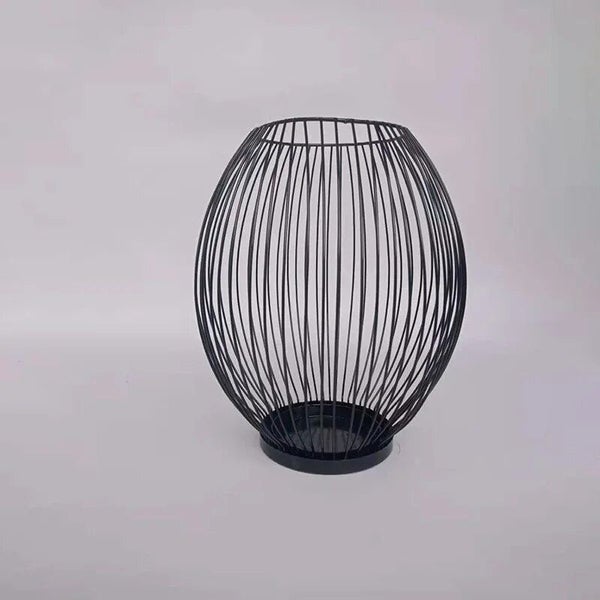 Simple Creative Iron Art Candle Holder Geometric Candle Stand Home Carousel 2