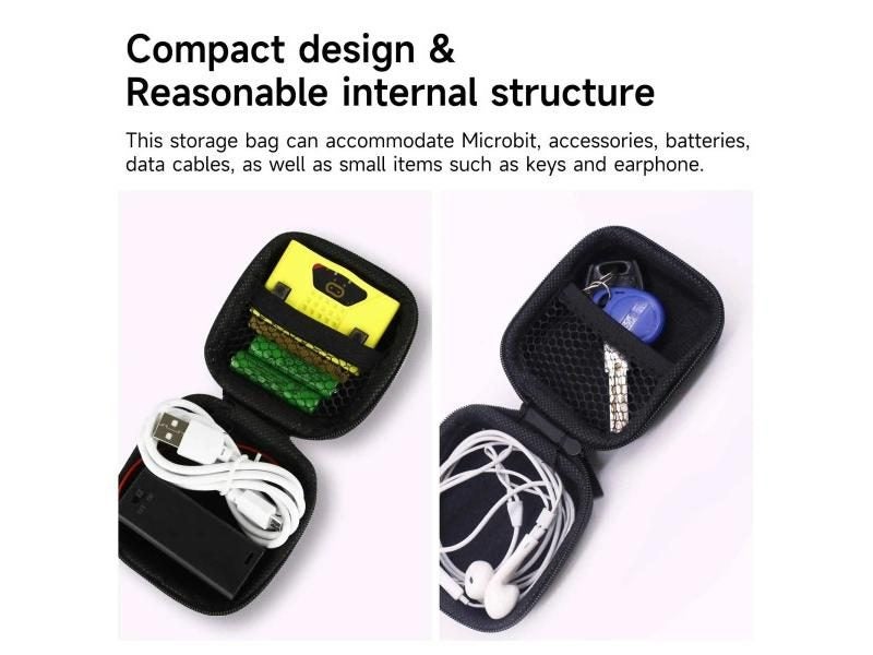 Yahboom Black Durable And Water-proof Storage Case For BBC MicroBit V2 V1.5 Carousel 1