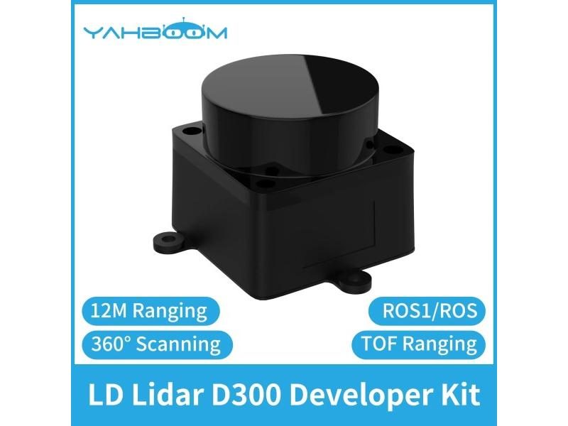 LD06 Lidar LD19 D300 Portable 360° DTOF Laser 3D Scanner 12M Range Support ROS Carousel 1