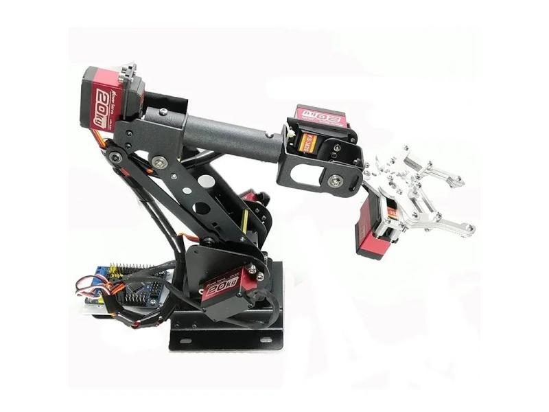 Cheap Assembled Arduino 6 DOF Robot Arm With Digital Servos Gripper Claw Carousel 1