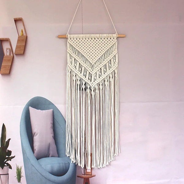 Creative Handmade Tapestry Wall Hanging Decoration Home Background Carousel 1