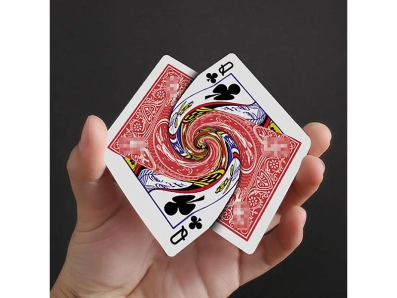 Vortex Magic Tricks Playing Card Connected Poker Change Magia Magician Close Up Carousel 2
