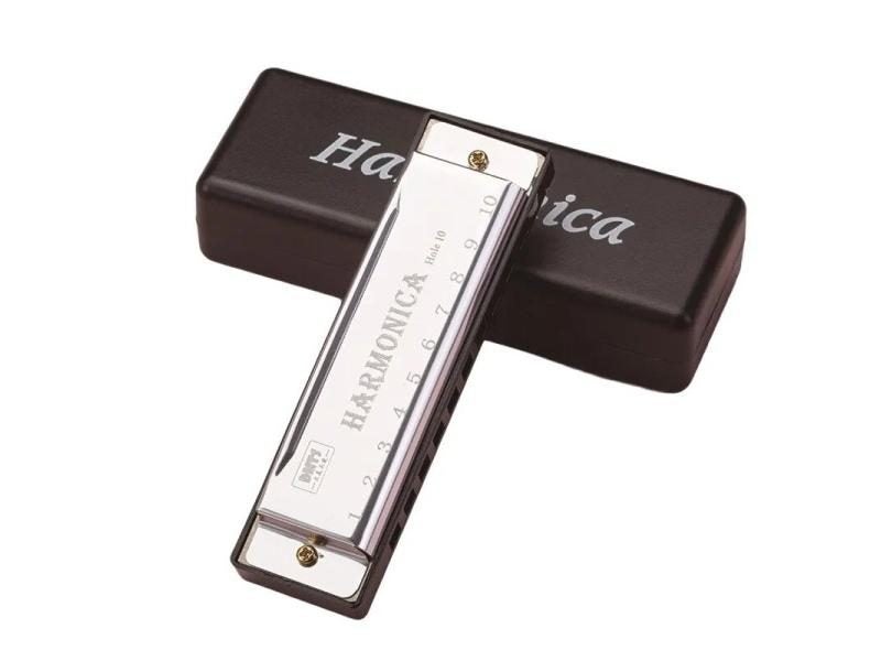 10 Hole Copper Core Resin Harmonica Harp For Beginners Playing Gifts Carousel 2