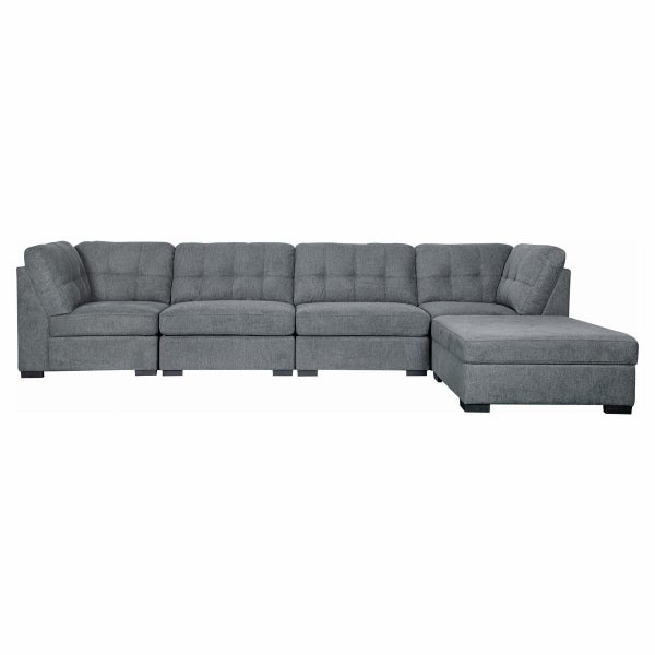 Ostro Furniture Ostro Hunter Modular Lounge with Storage Ottoman Charcoal Y40... Carousel 1