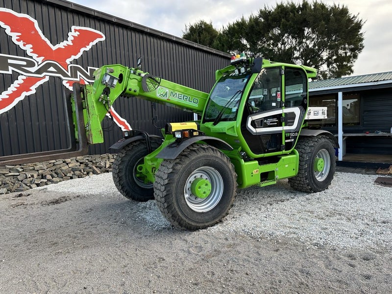 Merlo TF50.8T Telehandler w bucket and forks Carousel 2