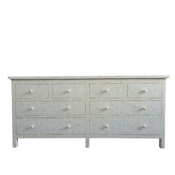 Bone Inlay Large Chest in Celtic/White Carousel 1