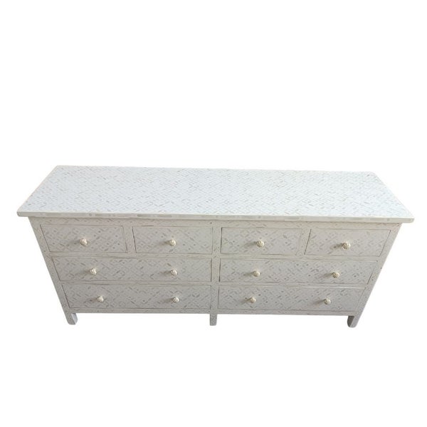 Bone Inlay Large Chest in Celtic/White Carousel 3