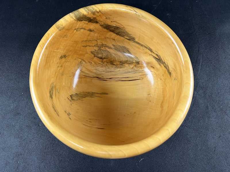 Kemp Lenihan Signed New Zealand Spalted Walnut Large Bowl - Lot K981 Carousel 2