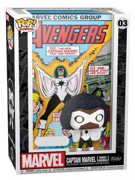 Captain Marvel (Monica Rambeau) Comic Cover Funko Pop Vinyl Carousel 1
