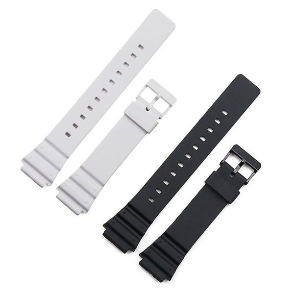 Silicone Watch Straps Compatible with the Casio W & MRW Ranges Carousel 2