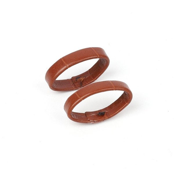 Pair of Leather Watch Strap Band Keepers Loops Compatible with the Xiaomi Ama... Carousel 1