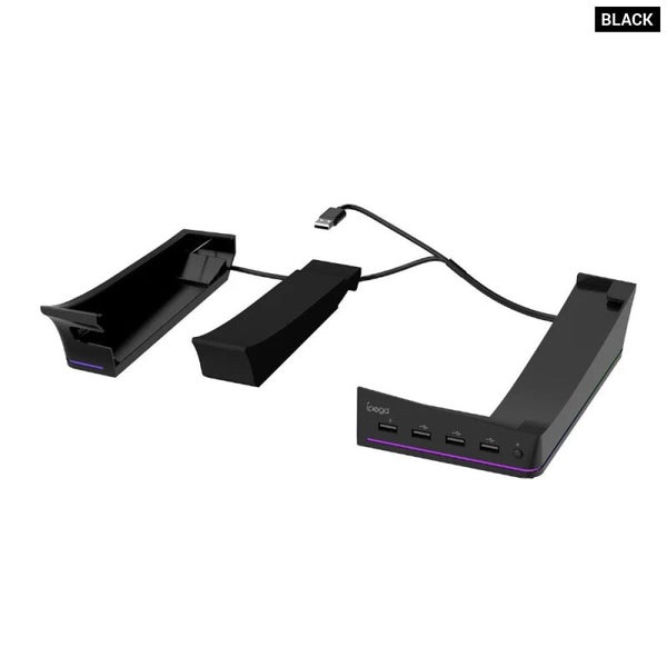 14 Light Mode Ps5 Slim Stand With 4 Usb Hubs Carousel 1