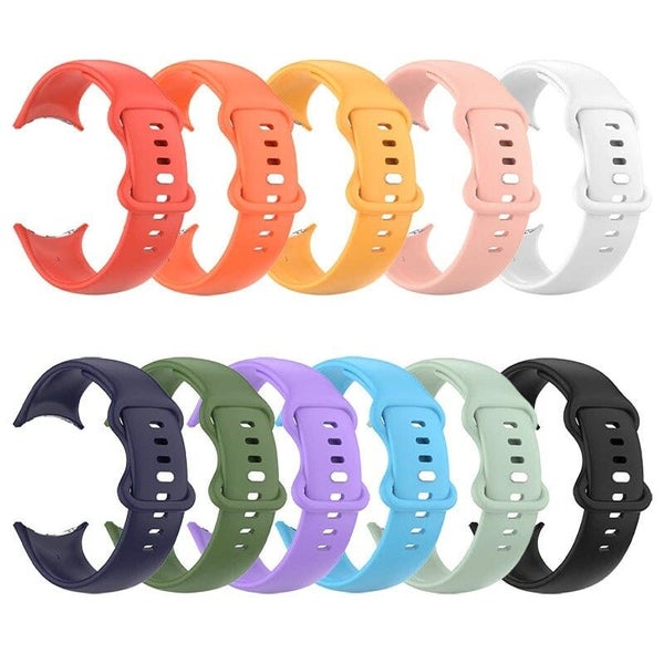 Google Pixel Watch 2 compatible Silicone Watch Straps Carousel 1