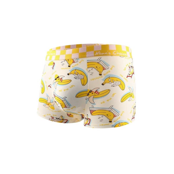 Pack of 5 Mens Ice Traceless Antibacterial Boxer Briefs Carousel 2