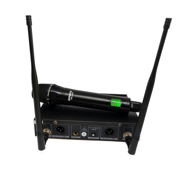 Sonken WM-4000D - PRO 200 Channel UHF Wireless Microphones (2) and Receiver U... Carousel 5