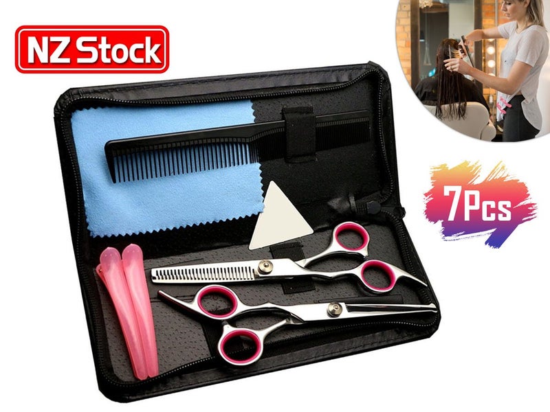 New Professional Hairdressing Equipment 7 Pcs Scissors Kit on Afterpay Carousel 1