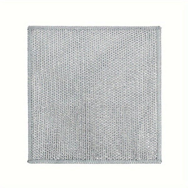 Vibe Geeks 5/10pcs Non-stick Oil-free Mesh Wire Dishwashing Cloth for Kitchen... Carousel 2